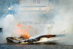 Tulipalo Kuopion satamassa valokuvaaja Petri Jauhiainen
